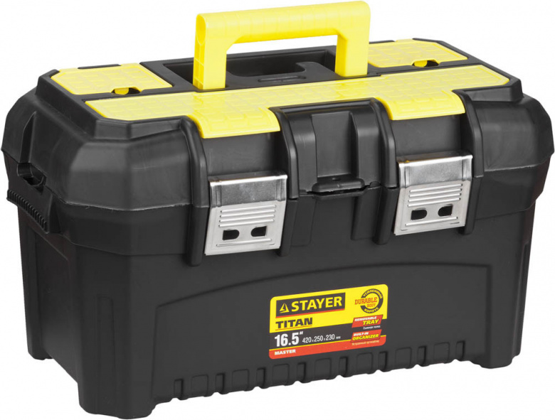 Ящик для инструмента "TITAN-16" пластиковый 38016-16 STAYER
