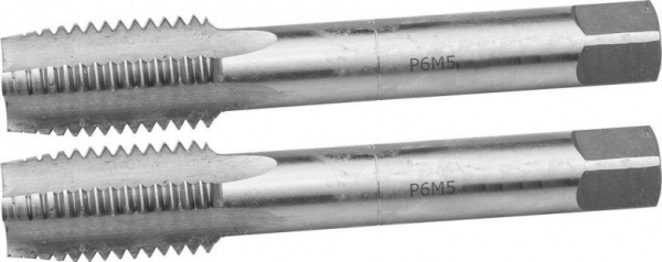 Метчик машинно-ручной Ø M 16 * 1,0 мм комплектный сквозной Р6М5